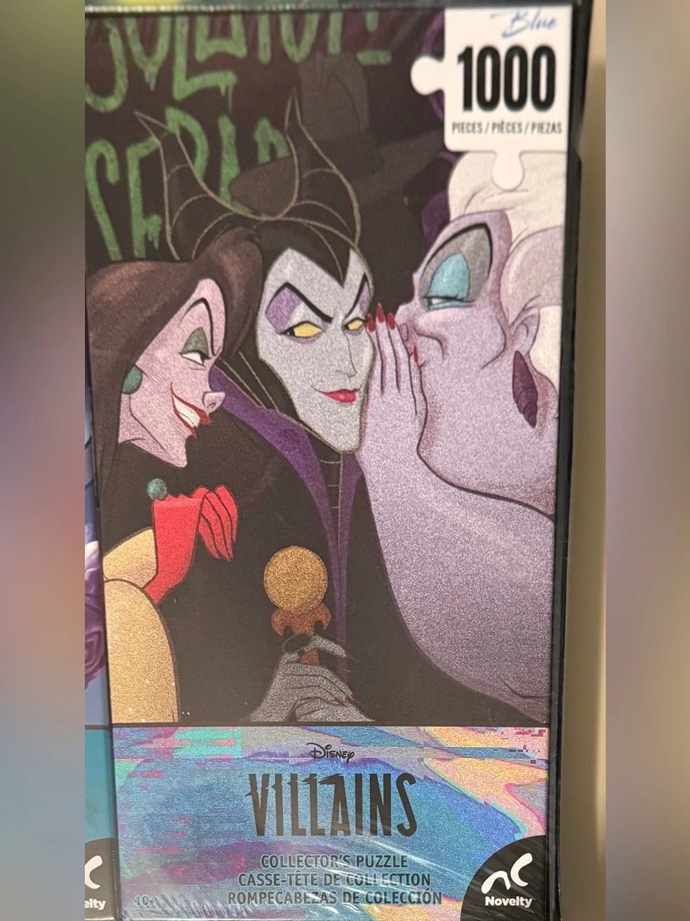 Disney Princess Villains Collector’s Puzzle Cruella, Maleficent, Ursula 1000 Pcs